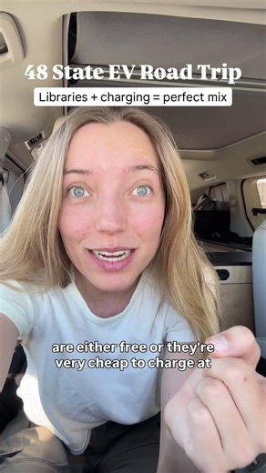 We love that there’s always charging at libraries in the US!