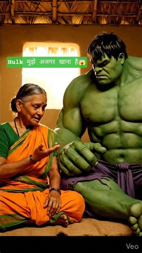 Hulk ki maa ko python khana h 😱#hulk #funny #desihulkhulksmash