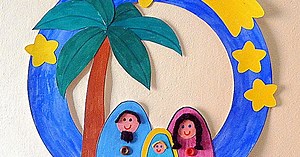 Presepe in cartoncino