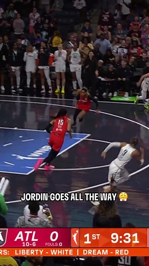 52 reactions | Jordin Canada takes it the full length for the AND-1 to open the scoring  NYL-ATL | ESPN3 + League Pass | WNBA | Facebook