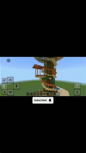 I Build Small Beautiful Treehouse 🤯 | #minecraft #treehouse #viarlshorts #gamerfleet #dream