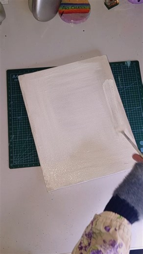Preparing Canvas Tutorial 🖌️#canvas #preparingcanvas #youtubeshorts #art #creativecreation