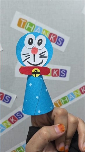 how to make doraemon paper craft short video #doraemon #cartoon #shortvideo #shorts #like #share