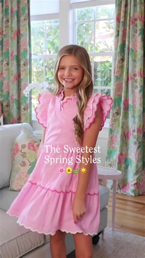 Designed with timeless charm and modern comfort in mind. Perfect for Easter, celebrations, and picture-perfect moments. Which dress is her favorite? 🌸 --> Girls: Memories Are Forever Pink Scalloped Dress --> Girls: The Katie Lynn Blue Ditsy Floral Maxi Dress --> Girls: Come On Over Pink Dress --> Girls: Sweet Nature Lavender Striped Babydoll Dress