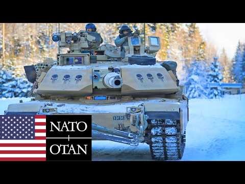 U.S. Army Tanks: Major Winter Military Exercises in Estonia, NATO