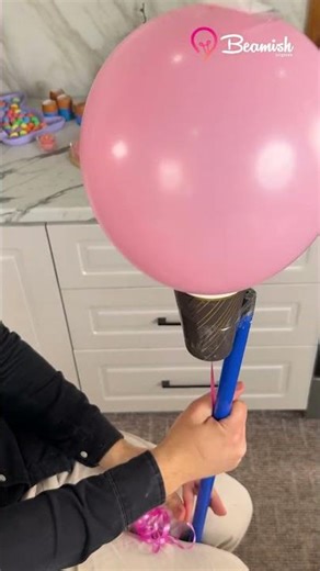 How to Hang Balloons Without Helium 🎈⬆️ #smart #balloon #hanging #trick
