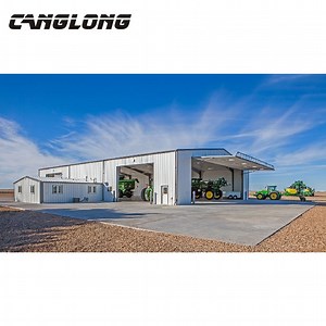 [Hot Item] Steel Construction Steel Structure Fabricated Double Storey Warehouse and Plant