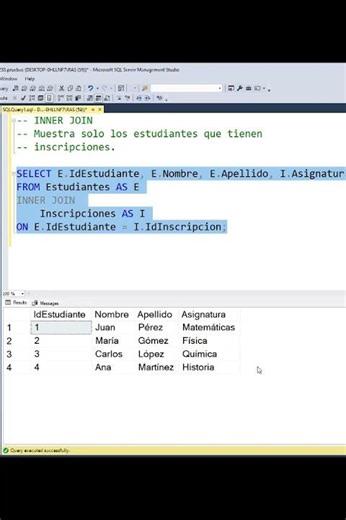 INNER JOIN Practical Exercise #sql #sqlserver #windows