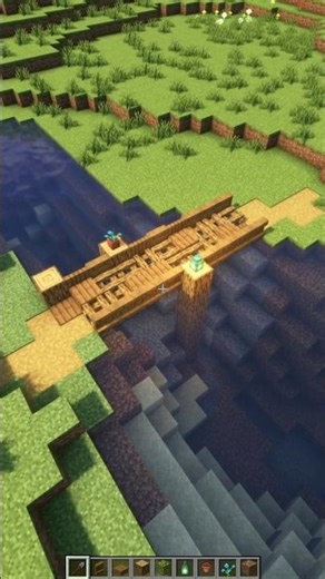 Minecraft Medieval Bridge 💀 #minecraft #shorts