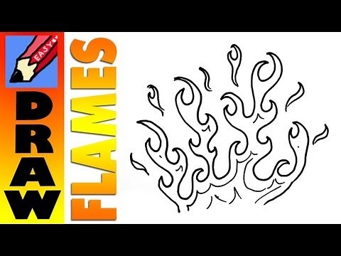 How to draw flames real easy