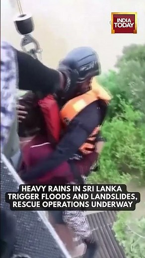 Sri Lanka Floods: Rescue Ops Intensify as Landslides and Rising Waters Hit Multiple Regions