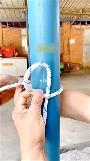 세탁소 사장님도 몰래 쓰는 '절대 안 쏠리는' 빨래줄 매듭법 👔