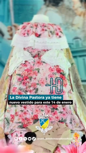 En HD | El vestido que lucirá la Sagrada Imagen de la Divina Pastora para la visita 168 a la ciudad de Barquisimeto, ofrendado por el Arciprestazgo... | Instagram
