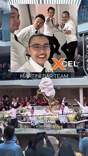 Meet the Celebrity Xcel Martini Bar team ! | CruiseCelebrity