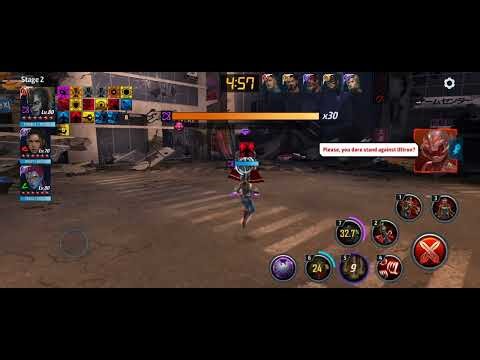 Marvel Future Fight-Capitana Marvel Zombie vs Ultron Infinito