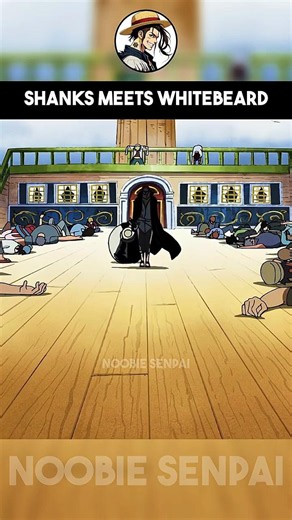 Shanks meets Whitebeard on his Ship 💀 | ONE PIECE