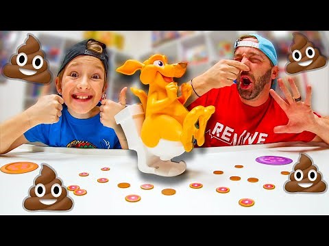 Father & Son PLAY DOO DOO KANGAROO (Don't Get The Poo!)