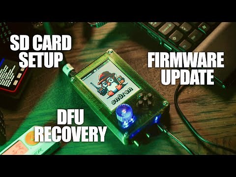 HackRF Portapack / SD Card Setup / Firmware Update / DFU Recovery
