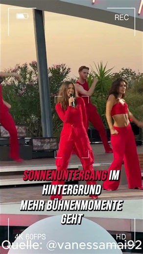 Vanessa Mai – Sonnenuntergangs-Show am Pool 🌅🔴