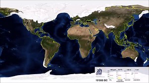 Our changing planet from 19000 BC to 3000 AD.