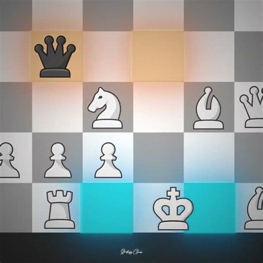 BRILLIANT Knight Move #chess #animation