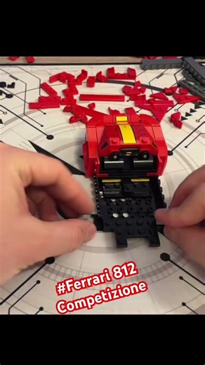 Lego SpeedChampions 76914 Ferrari 812 Competizione #lego #legospeedchampions #capcut #timelapse