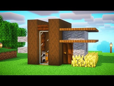 Minecraft Simple Modern Starter House Tutorial