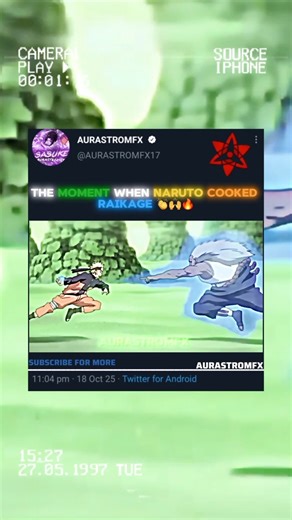 THE MOMENT WHEN NARUTO COOKED RAIKAGE 👏🙌🔥 #anime