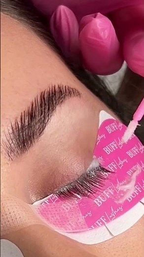 The full Korean lash lift method ❤️‍🔥