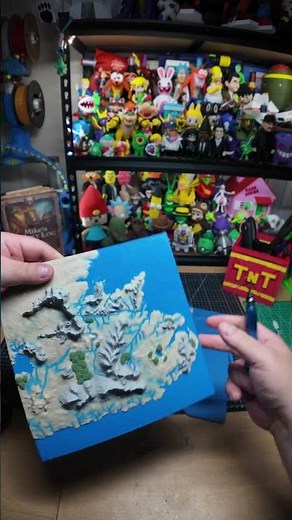 3D Printed Lord of the Rings Map - Middle Earth - Frame