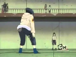 Naruto:Hinata vs neji (dub)