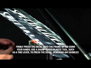 Specialized How-To: Frame Decal Application
