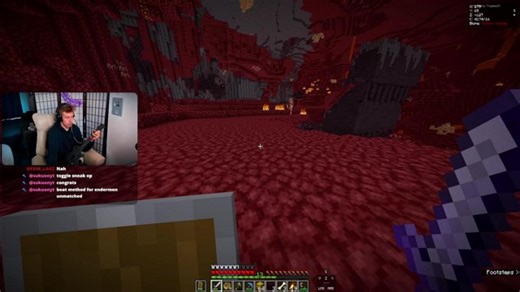 Beating Minecraft On A Guitar Controller Live