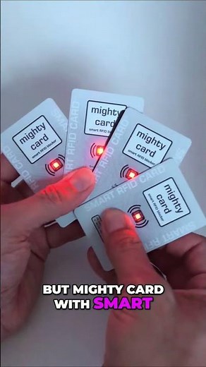 Smart RFID lights up when danger is near ⚠️ Stop RFID theft BEFORE it happens!