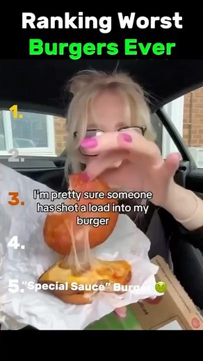 Ranking Worst Burgers Ever