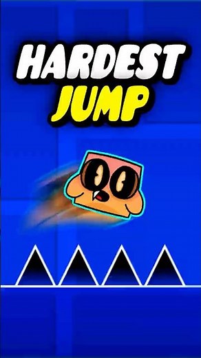 What Is The Hardest Jump In Geometry Dash? #geometrydash