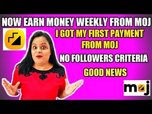 I Got My First Payment From Moj App / How To Earn Money From Moj??