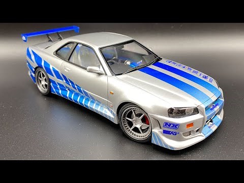 Building a Replica Nissan Skyline R34 GT-R from 2 Fast 2 Furious in 1:24 scale