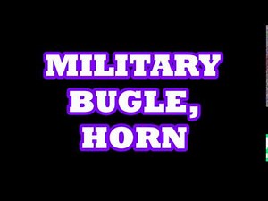 MILITARY BUGLE HORN