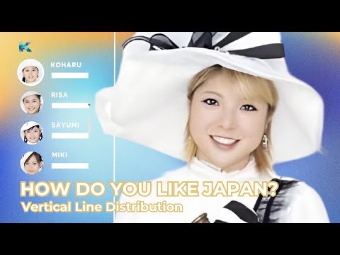 Morning Musume (モーニング娘。) - HOW DO YOU LIKE JAPAN? (Vertical Line Distribution)