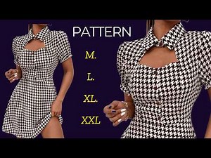 Sew a Cutout Dress Like a Pro in 30 Minutes with 3 Expert Tips #sewing #dresspattern #PatternMaking