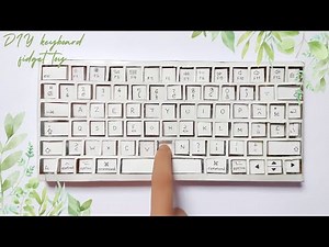 DIY keyboard designed paper fidget TUTORIAL.. Aparna Suparna craftz 🐼🍮