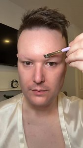 3.3M views · 11K reactions | Hello eyeBROW My brow routine is unlike anyone else’s. Parallel lines and right angle intersections - my mug is snatched with geometry Product used - Brow pomade @elfcosmeticsuk Hair by @howsyourheadwigs #eyebrow #browshaping #brows #makeuptrend #dragqueen #makeup #reels | Rude Velvet | Facebook