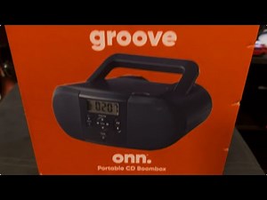 Onn portable CD Boombox review