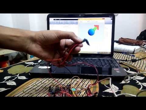 3D visualizing of accelerometer data using MATLAB