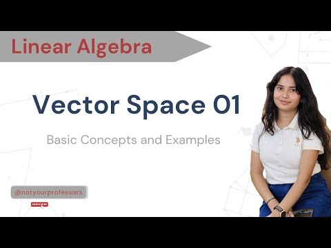 Linear Algebra : Vector Space Lecture 01 | Concepts & Examples