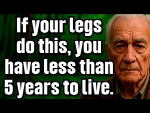 Death Starts In Your Legs After 65 - 3 Signs Nobody Tells You And How To Avoid It!