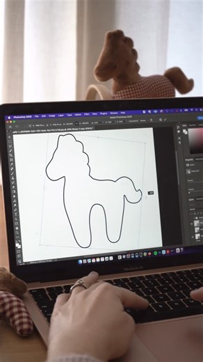 Handmade toys & sewing patterns, Polina Poturemskaia | Experimenting with different materials for my packaging 📦 Trying printing on OLY-Fun (something between paper and fabric) by... | Instagram