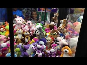 Claw Machine Win At Walmart Arcade Crane Game