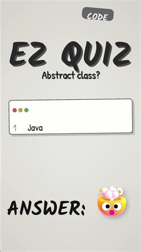 Java Abstract Class